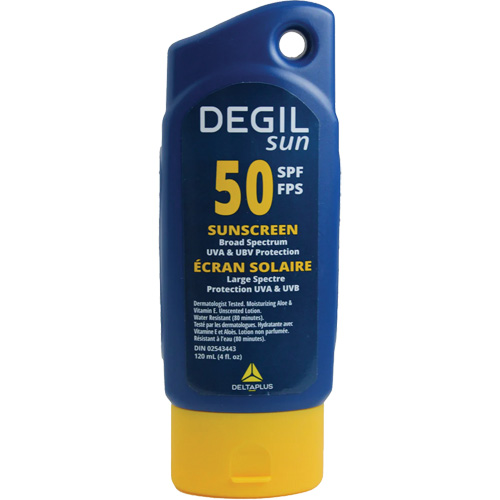 &eacute;cran solaire, FPS 50, Lotion TGS INDUSTRIEL