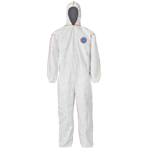 Combinaisons SFR avec cagoule, Moyen, Blanc, Tyvek 400 TGS INDUSTRIEL
