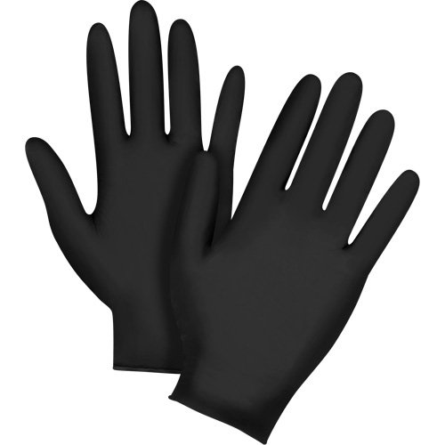 Vending Pack Disposable Gloves, Small, Nitrile, 5-mil, Powder-Free, Black, Class 2 TGS INDUSTRIEL