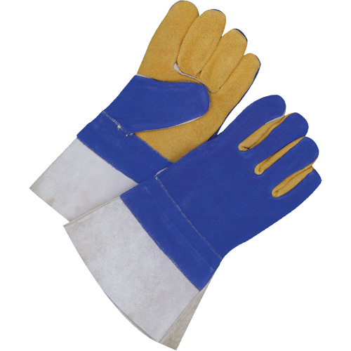 Lined Welder's Gloves with 5" Cuff, Split Cowhide, Size 2X-Large TGS INDUSTRIEL