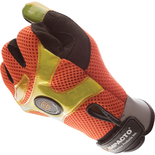 High-Visibility Anti-Vibration Air Gloves, Size Medium/8 TGS INDUSTRIEL