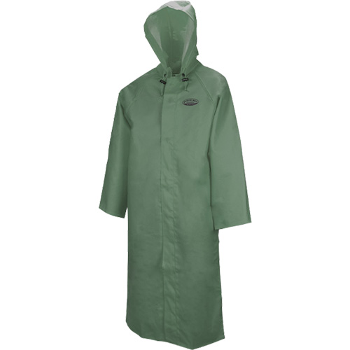 851 Hurricane Long Coat with Detachable Hood, Medium, Green TGS INDUSTRIEL