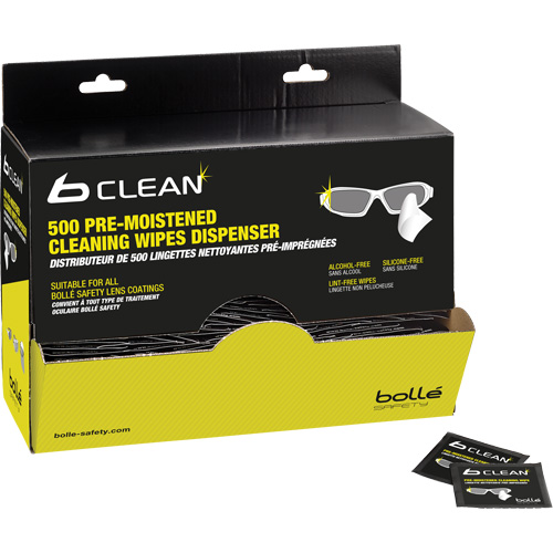 Lingettes nettoyantes pr&eacute;mouill&eacute;es B-Clean B500 TGS INDUSTRIEL