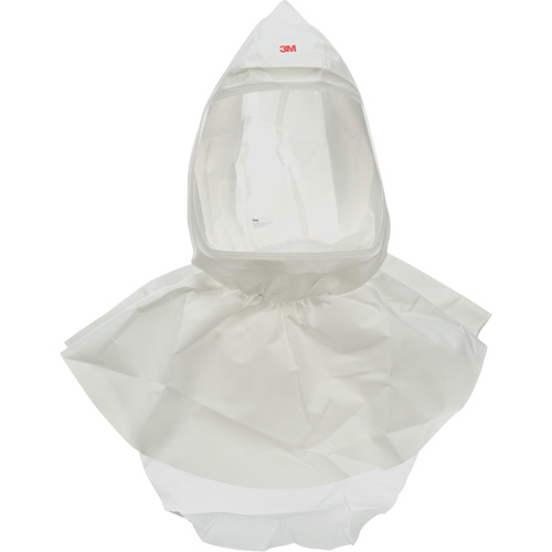 Cagoule Versaflo s&eacute;rie pour APR avec voile, Standard, Pi&egrave;ce faciale/Coiffe souple, Bavette Double TGS INDUSTRIEL