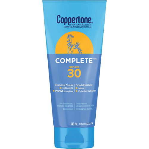 Protection solaire compl&egrave;te Coppertone, FPS 30, Lotion TGS INDUSTRIEL