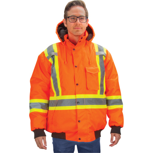 Parka d'hiver imperm&eacute;able 7-en-1, Orange haute visibilit&eacute;, Moyen TGS INDUSTRIEL