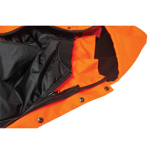 Parka d'hiver imperm&eacute;able 7-en-1, Orange haute visibilit&eacute;, Moyen TGS INDUSTRIEL