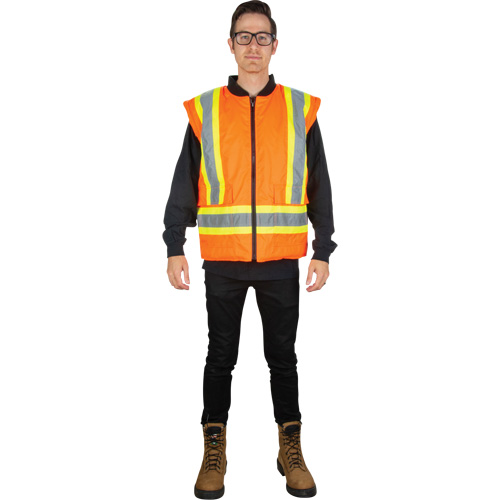Parka d'hiver imperm&eacute;able 7-en-1, Orange haute visibilit&eacute;, Moyen TGS INDUSTRIEL