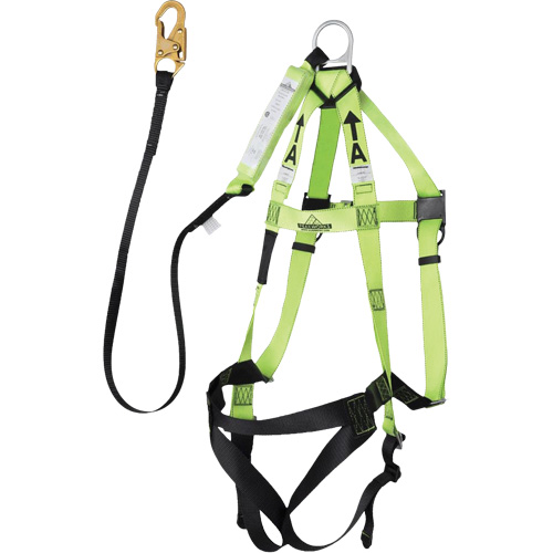 FBH-10000A5440-4 Harnais & longe classe A de 4' avec capacit&eacute; de 220 lb, Combinaison harnais/longe TGS INDUSTRIEL