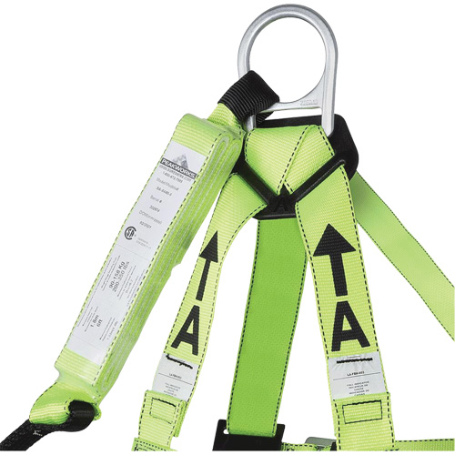 FBH-10000A5440-4 Harnais & longe classe A de 4' avec capacit&eacute; de 220 lb, Combinaison harnais/longe TGS INDUSTRIEL
