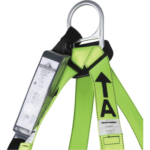 FBH-10000A6440-4 Harnais & longe classe A de 4' avec capacit&eacute; de 350 lb, Combinaison harnais/longe TGS INDUSTRIEL