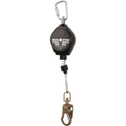 SRL-73302-20LE Self-Retracting Lifeline, 20', Galvanized Steel, Swivel TGS INDUSTRIEL