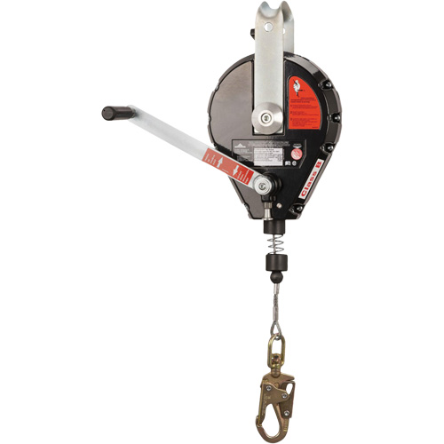 SRL-73303-60 Cable Self-Retracting Lifeline with Recovery, 60', Galvanized Steel, Swivel TGS INDUSTRIEL