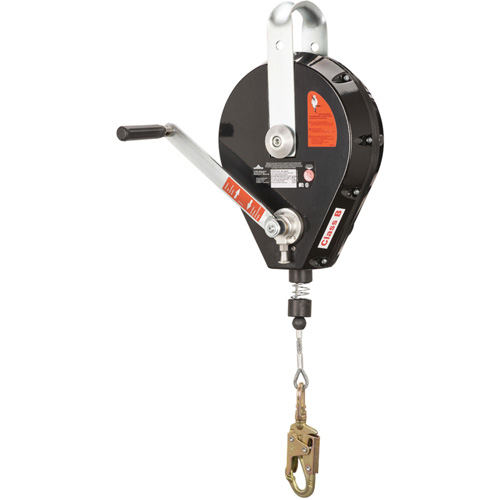 SRL-73303-96 Cable Self-Retracting Lifeline with Recovery, 96', Galvanized Steel, Swivel TGS INDUSTRIEL