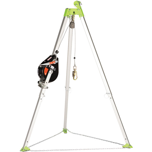 SRL-73303-96 Cable Self-Retracting Lifeline with Recovery, 96', Galvanized Steel, Swivel TGS INDUSTRIEL