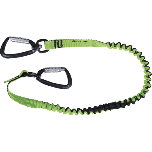 TT-9903 Slim Line Tool Lanyard, Bungee, Dual Carabiner TGS INDUSTRIEL
