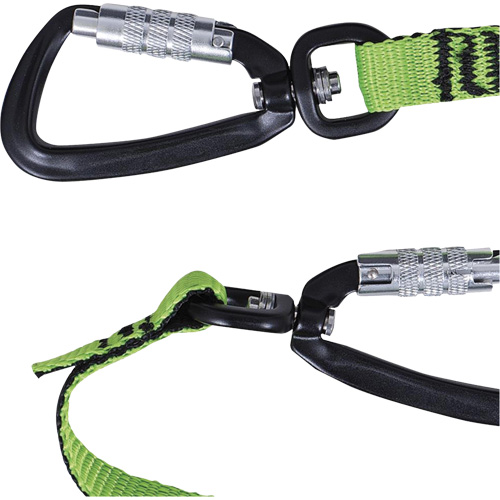 TT-9903 Slim Line Tool Lanyard, Bungee, Dual Carabiner TGS INDUSTRIEL