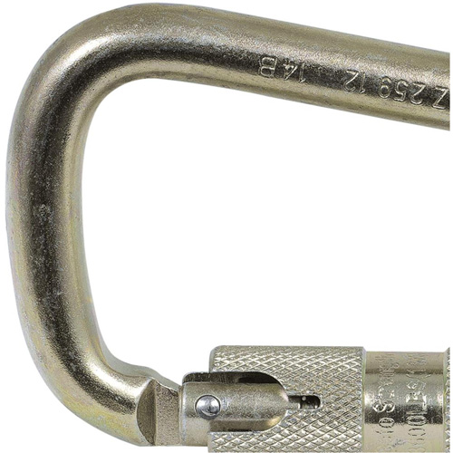CP-03015-1 Zinc Plated Carabiner with 1" Gate Opening, Steel TGS INDUSTRIEL