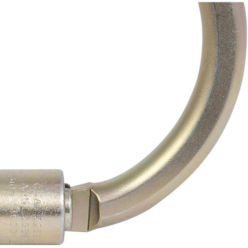 CP-04011-1 Zinc Plated Carabiner with 2" Gate Opening, Steel TGS INDUSTRIEL