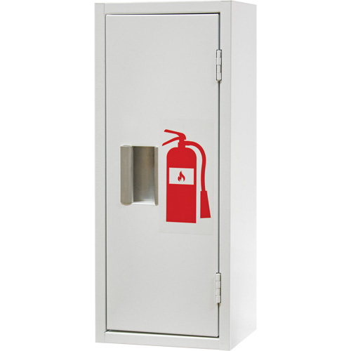 Indoor Fire Extinguisher Cabinet, 10" W x 24" H x 7" D TGS INDUSTRIEL