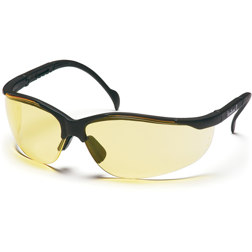 Lunettes de s&eacute;curit&eacute; &agrave; demi-monture Venture II, Lentille Ambr&eacute;e, ANSI Z87+/MCEPS GL-PD 10-12/R&eacute;pond ou surpasse la norme CSA Z94.3 TGS INDUSTRIEL