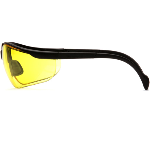Lunettes de s&eacute;curit&eacute; &agrave; demi-monture Venture II, Lentille Ambr&eacute;e, ANSI Z87+/MCEPS GL-PD 10-12/R&eacute;pond ou surpasse la norme CSA Z94.3 TGS INDUSTRIEL