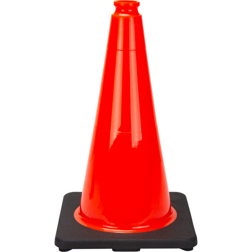Premium Traffic Cone, 18", Orange TGS INDUSTRIEL