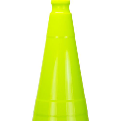 Premium Traffic Cone, 28", Lime Green TGS INDUSTRIEL