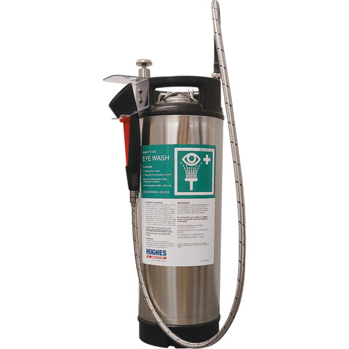 Douche d'urgence ind&eacute;pendante et portable, Pressuris&eacute;, Capacit&eacute; 4 gal., Conformit&eacute; Aucune TGS INDUSTRIEL