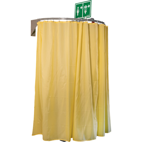 Wall Mounted Safety Shower Modesty Curtain TGS INDUSTRIEL