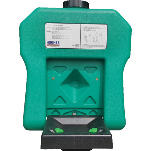Poste de douche oculaire portable autonome, Aliment&eacute; par gravit&eacute;, Capacit&eacute; 16 gal., Conformit&eacute; ANSI Z358.1 TGS INDUSTRIEL