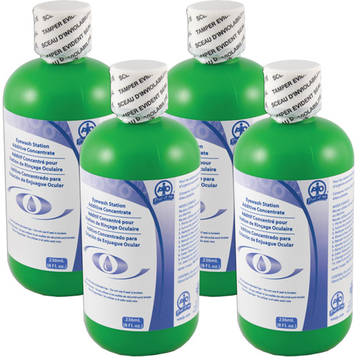 Additif pour pr&eacute;server l'eau dans les douches oculaires d'urgence autonomes, Canada, paquet de 4, 8 oz TGS INDUSTRIEL