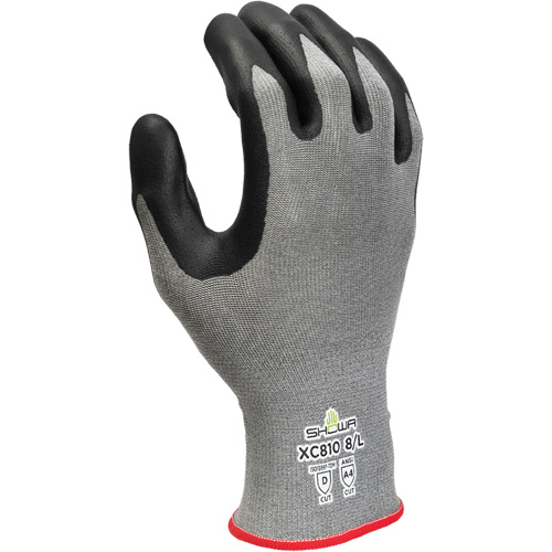 Gants r&eacute;sistants &agrave; la coupe XC810, Taille 6/Petit, Calibre 18, Rev&ecirc;tement Nitrile, Enveloppe en PEHP, ASTM ANSI niveau A4/EN 388 niveau D TGS INDUSTRIEL
