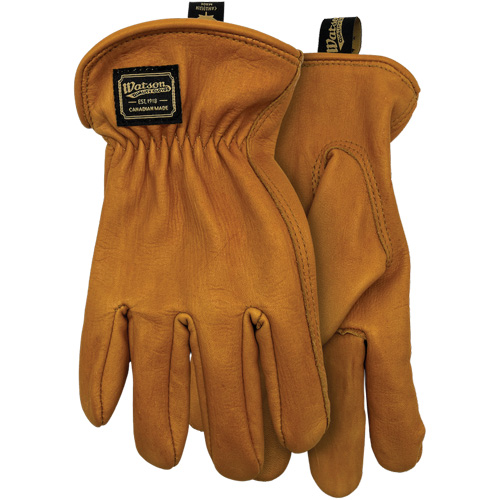 Gants r&eacute;sistants &agrave; la coupe The Duke 597CR, Taille Moyen, Enveloppe en Cuir de vache/Para-aramide/Polyester/Acier inoxydable, ASTM ANSI niveau A5 TGS INDUSTRIEL
