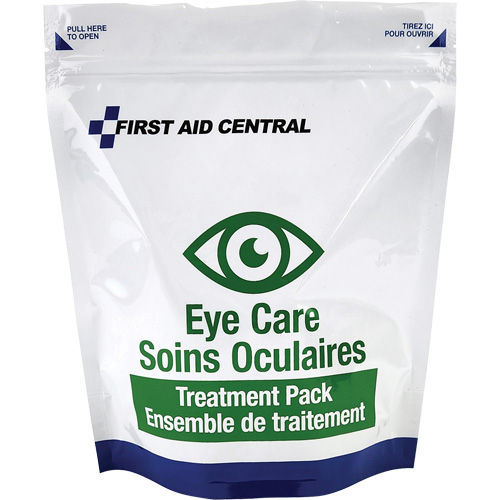 10 articles pour les soins oculaires pour la trousse d'intervention d'urgence de premiers soins TGS INDUSTRIEL