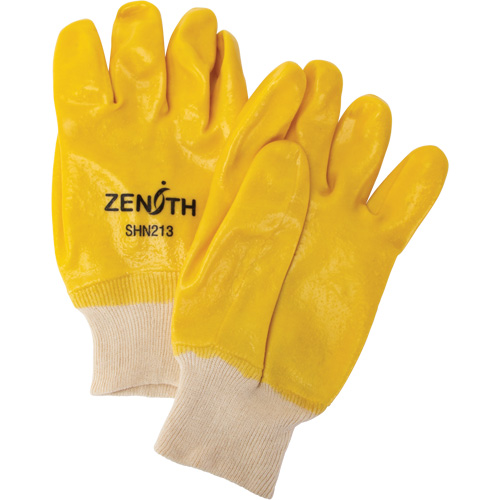 Gants &agrave; fini rugueux et r&eacute;sistants aux produits chimiques, Taille 9, 10" lo, PVC, Doublure en Interlock, 47-mil TGS INDUSTRIEL