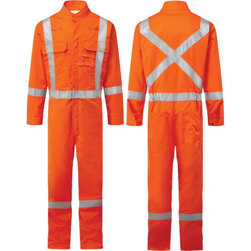 Combinaison FR Bizflame 88/12 Iona 7 oz. FR510, Taille 36, Orange TGS INDUSTRIEL