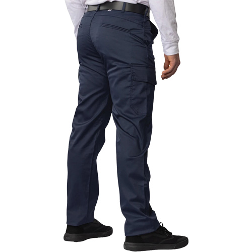 Pantalon cargo Big Flex, Poly-coton/Spandex, Bleu marin, Taille 28, Entrejambe 30 TGS INDUSTRIEL