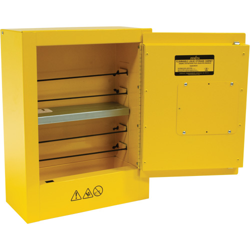 Armoire de s&eacute;curit&eacute; miniature pour produits inflammables, 2 gal., 1 Porte(s), 17" La x 22" h x 8" p TGS INDUSTRIEL