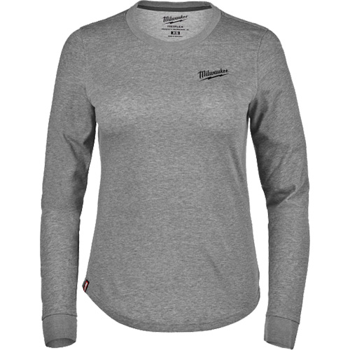FREEFLEX Long-Sleeve Hybrid T-Shirt, Women's, X-Small, Grey TGS INDUSTRIEL