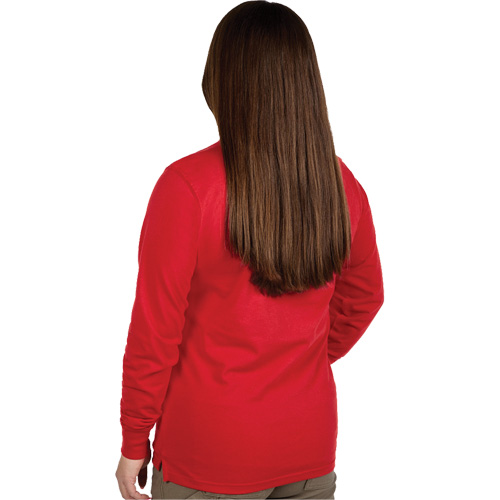 GRIDIRON Long Sleeve Logo T-Shirt, Women's, X-Small, Red TGS INDUSTRIEL