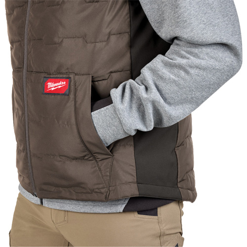 FREEFLEX Lightweight Insulated Vest, Men's, Small, Brown TGS INDUSTRIEL