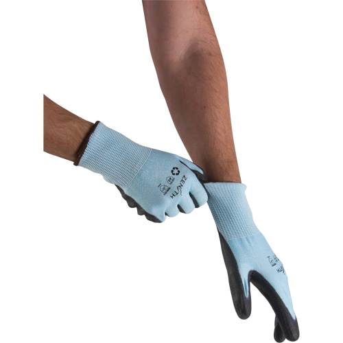 Gants &eacute;lastiques &eacute;cologiques r&eacute;sistants &agrave; la coupe, Taille 7, Calibre 13, Rev&ecirc;tement Polyur&eacute;thane, Enveloppe en PEHP/rPET, ASTM ANSI niveau A3 TGS INDUSTRIEL