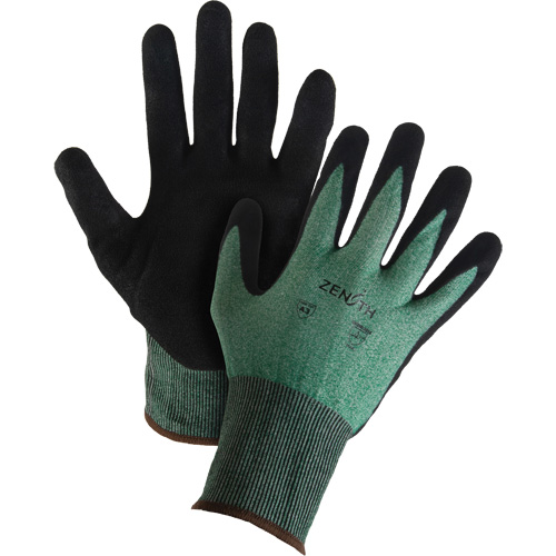 Gants l&eacute;gers et haute dext&eacute;rit&eacute; r&eacute;sistants &agrave; la coupe, Taille 7, Calibre 21, Rev&ecirc;tement Mousse de nitrile, Enveloppe en Acier inoxydable/PEHP, ASTM ANSI niveau A3 TGS INDUSTRIEL
