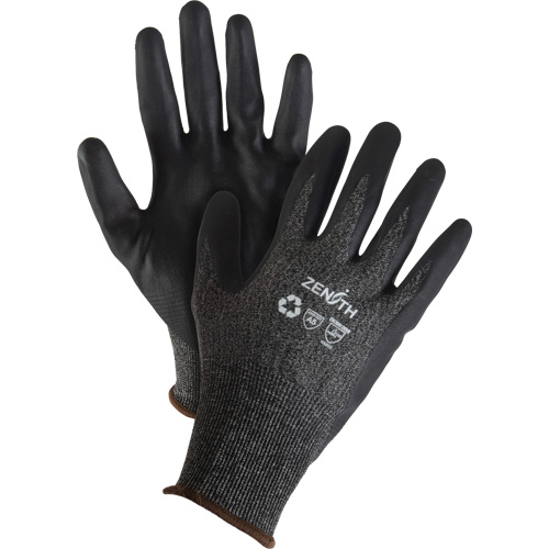 Gants &eacute;cologiques, l&eacute;gers, et r&eacute;sistants &agrave; la coupe, &agrave; haute dext&eacute;rit&eacute;, Taille 7, Calibre 21, Rev&ecirc;tement Mousse de nitrile, Enveloppe en Acier inoxydable/PEHP/rPET, ASTM ANSI niveau A5 TGS INDUSTRIEL