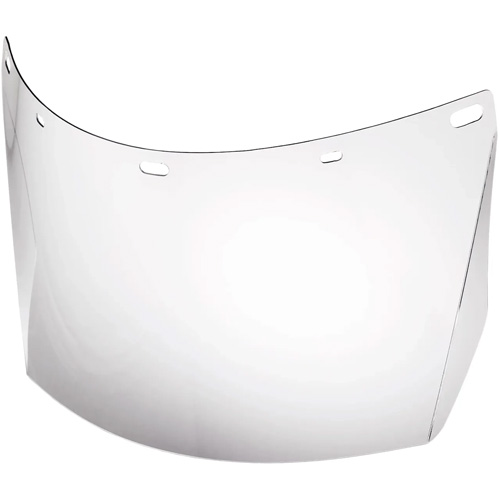 Lentille de rechange pour visi&egrave;re compl&egrave;te sans rev&ecirc;tement, Polycarbonate, Teinte Transparent TGS INDUSTRIEL