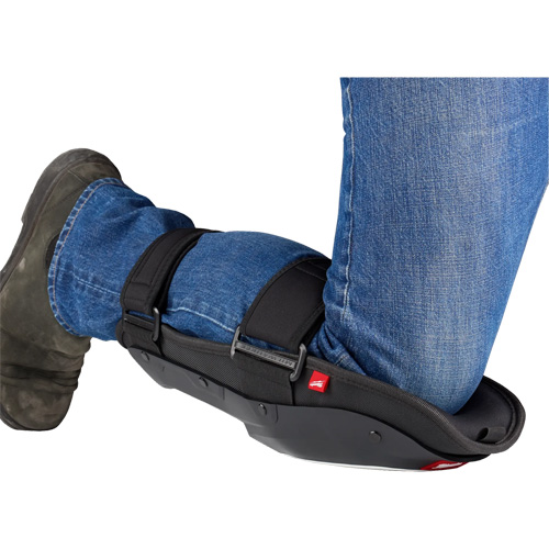 Dynamic Flooring Knee Pad, Hook and Loop Style, Plastic Caps, Foam Pads TGS INDUSTRIEL