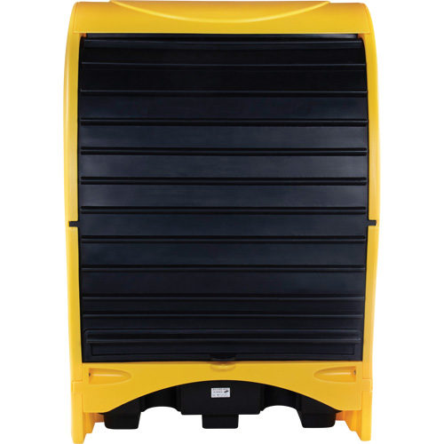 2-Drum Hard Cover Spill Pallet, 43.11" L x 61.61" W x 83.07" H, 1433 lbs. Load Capacity TGS INDUSTRIEL