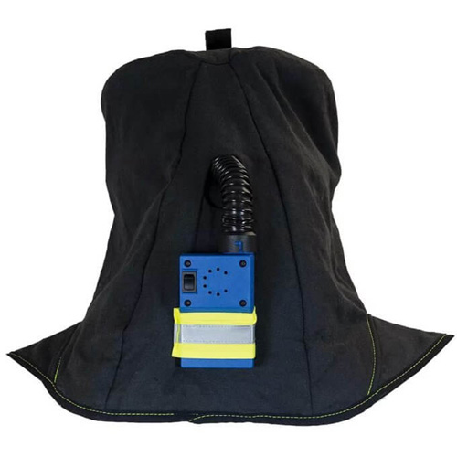 TCG Arc Flash Hood, Black, 40 cal/cm², ANSI Z87.1/ASTM F1506/ASTM F1959/ASTM F2178/Meets/Exceeds CSA Z462/NFPA 70E, 4 Arc Flash PPE Category Level TGS INDUSTRIEL
