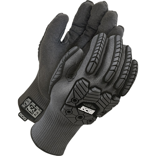Deny&reg; Lined Cut-Resistant Impact Gloves, 8, Microfibre Palm, Elastic Cuff TGS INDUSTRIEL